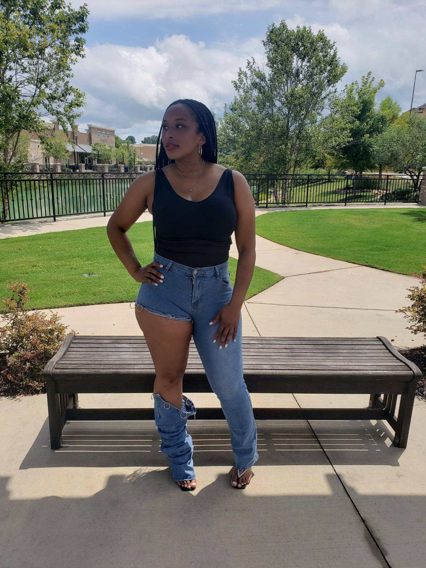**PRE-ORDER** NEW Three-Way Street High Waisted Denim Jeans