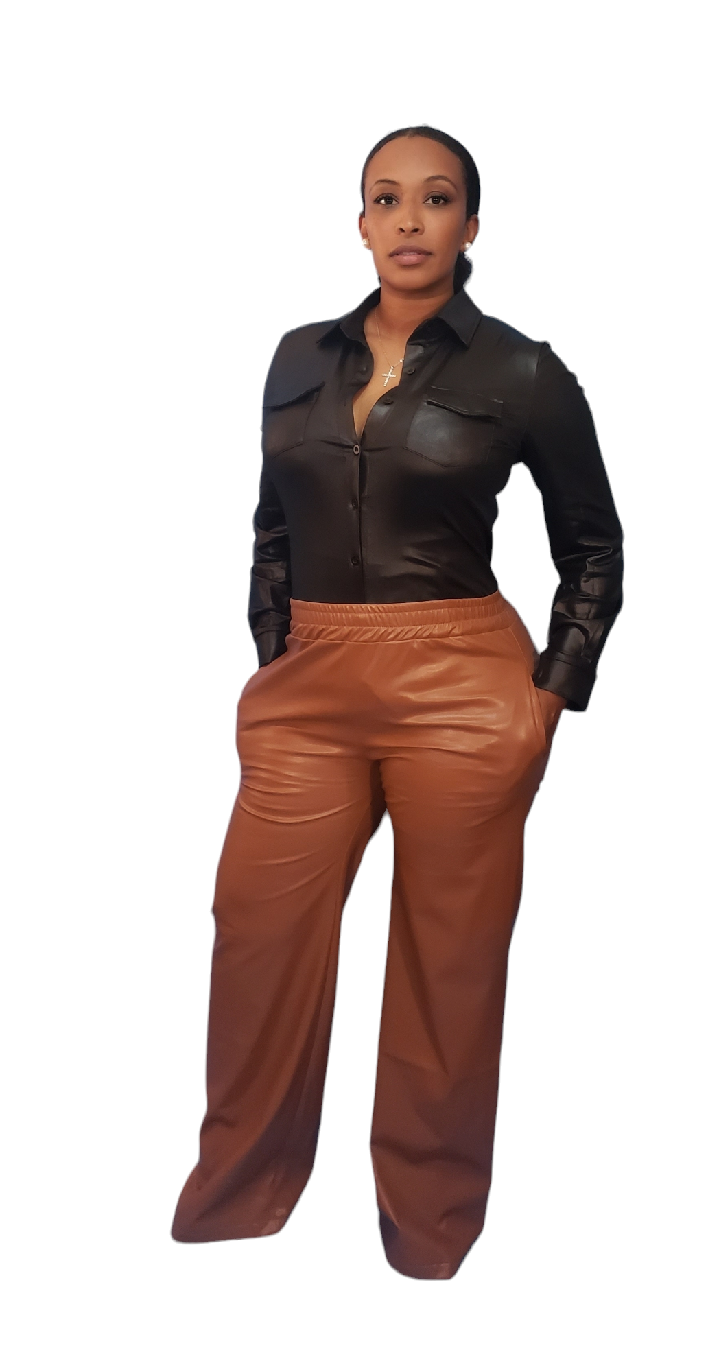NEW Gotta Be Wide Leg Trousers (Coffee)