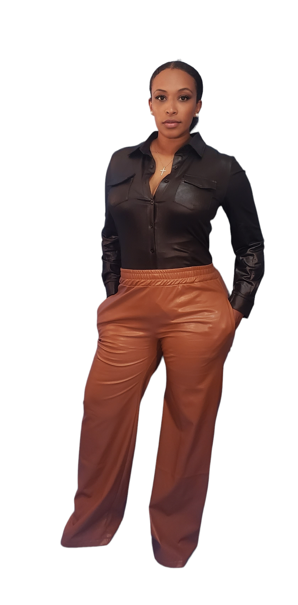 NEW Gotta Be Wide Leg Trousers (Coffee)